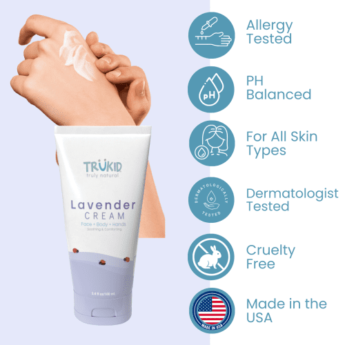 10046 TruKid Lavender Cream tube infographic 1