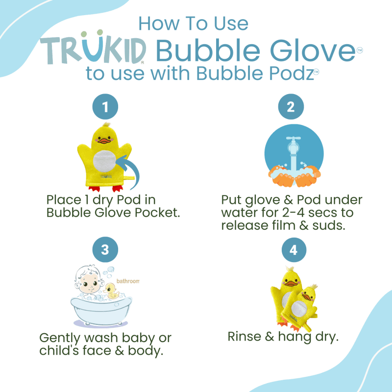 10500 TruKid Bubble Glove Family Pack 2 how to use