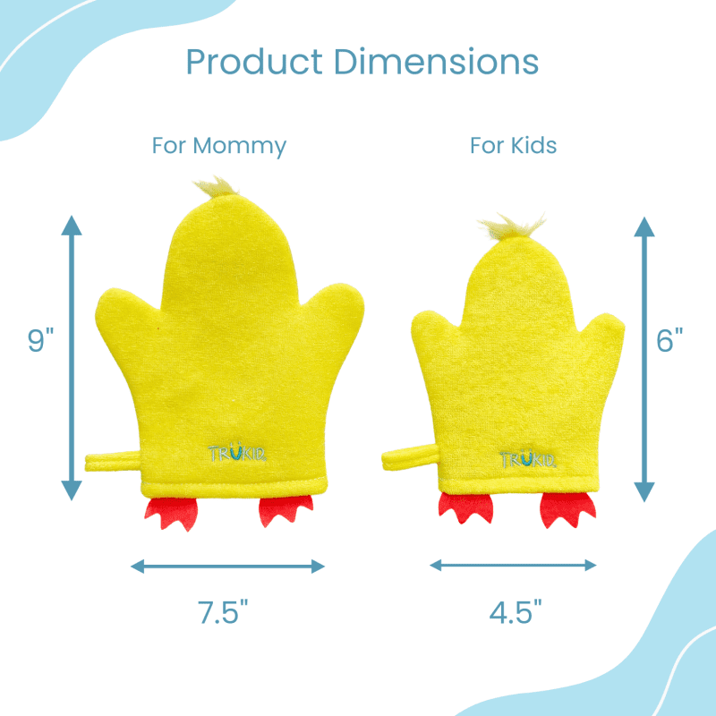 10500 TruKid Bubble Glove Family Pack 7 dimensions