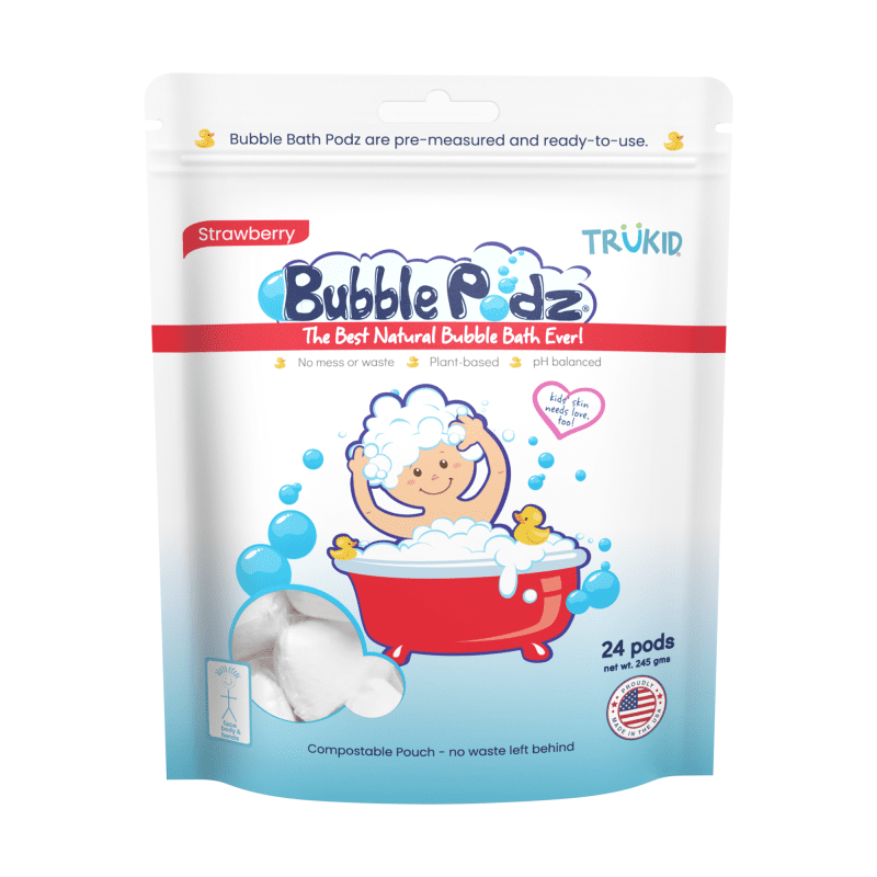 Bubble Podz: Strawberry Scented Bubble Bath